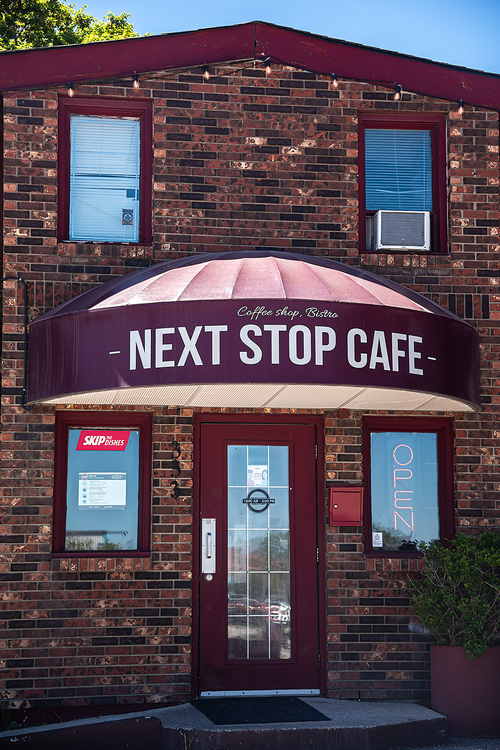 Next Stop Cafe entrance
